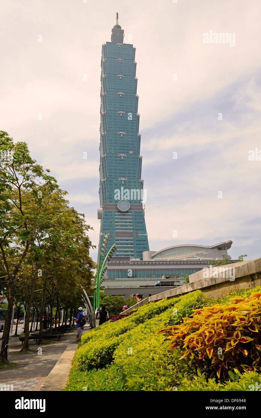 Taipei 101, le plus grand bâtiment à Taiwan Banque D'Images
