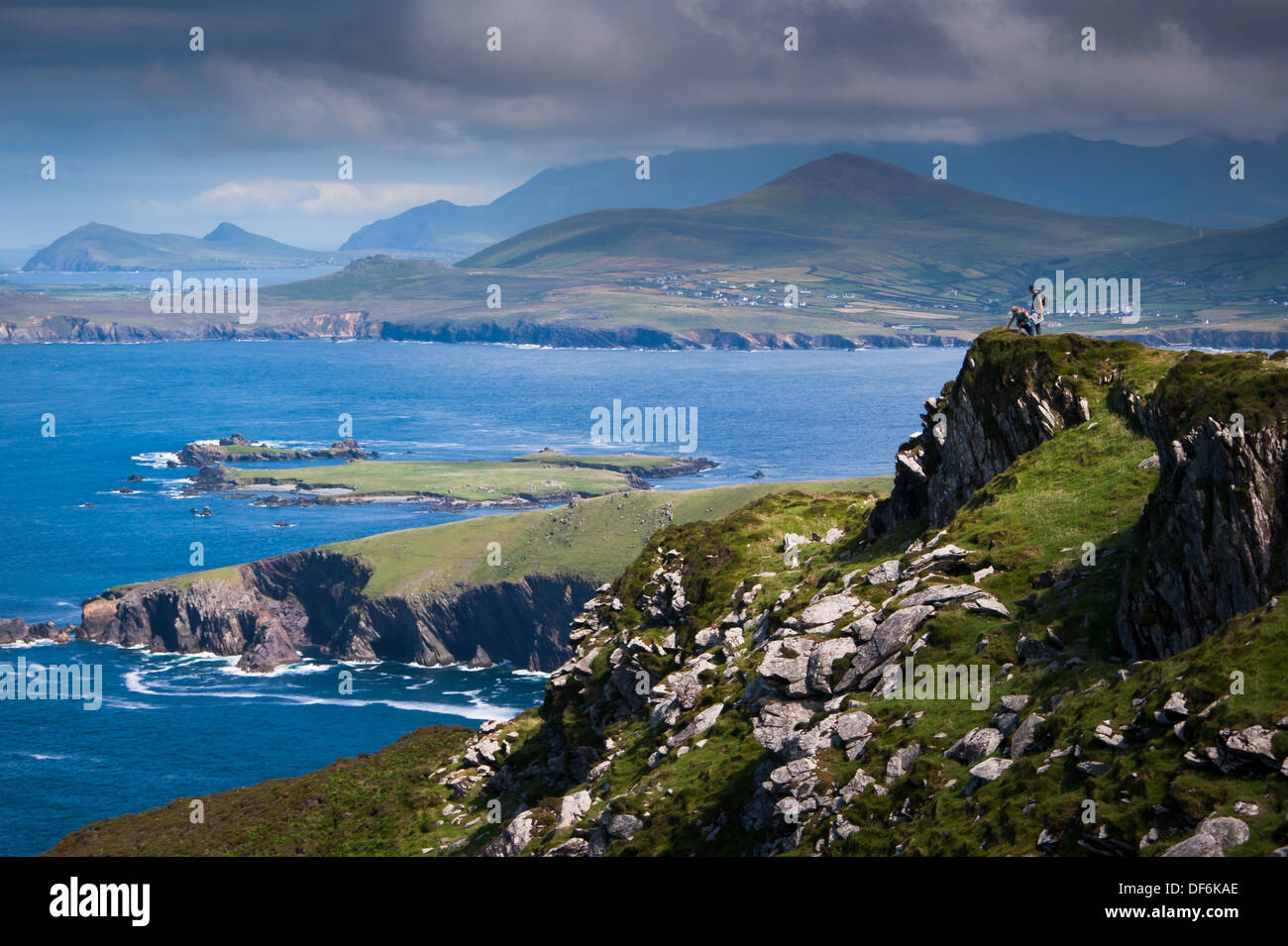 Les îles Blasket, Co Kerry, Ireland Banque D'Images