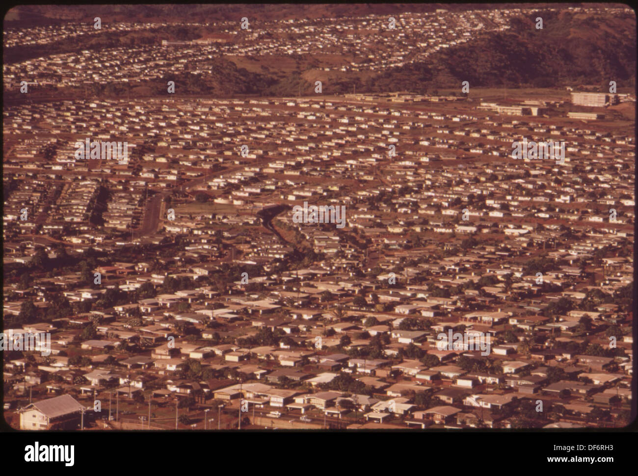 PEARL CITY, SUR LE CÔTÉ OUEST D'Honolulu, EST LA PLUS FORTE CROISSANCE DANS TOUS LES DOMAINE D'Hawaï. L'ADMINISTRATION DE L'état... 553939 Banque D'Images