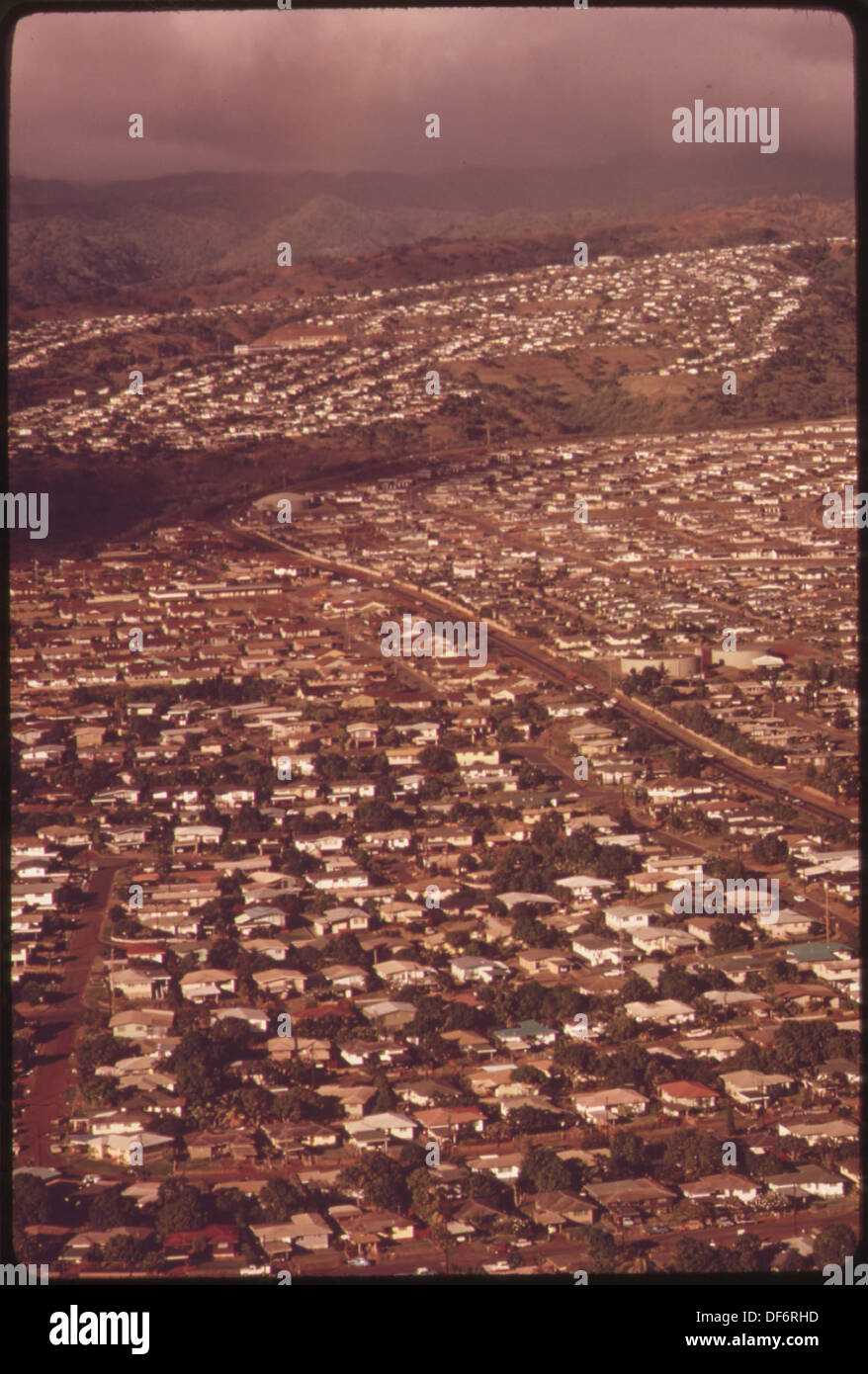 PEARL CITY, SUR LE CÔTÉ OUEST D'Honolulu, EST LA PLUS FORTE CROISSANCE DANS TOUS LES DOMAINE D'Hawaï. L'ADMINISTRATION DE L'état... 553940 Banque D'Images