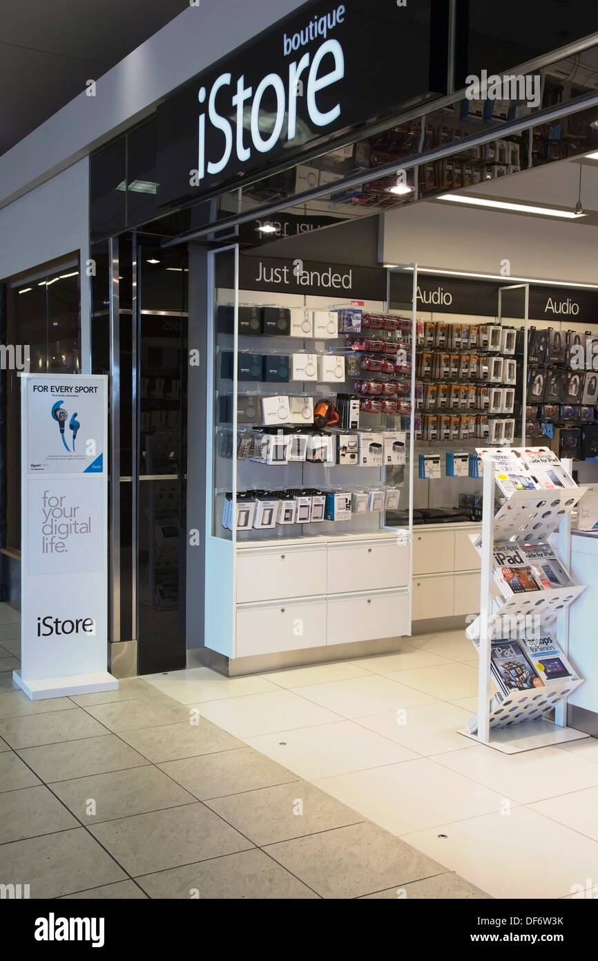 Boutique istore in airport Banque D'Images