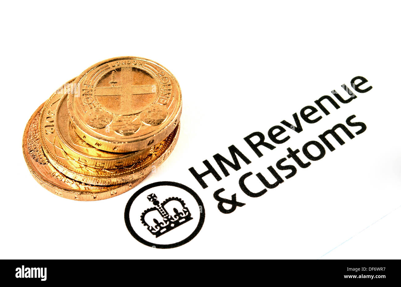 Logo HM Revenue & Customs Banque D'Images