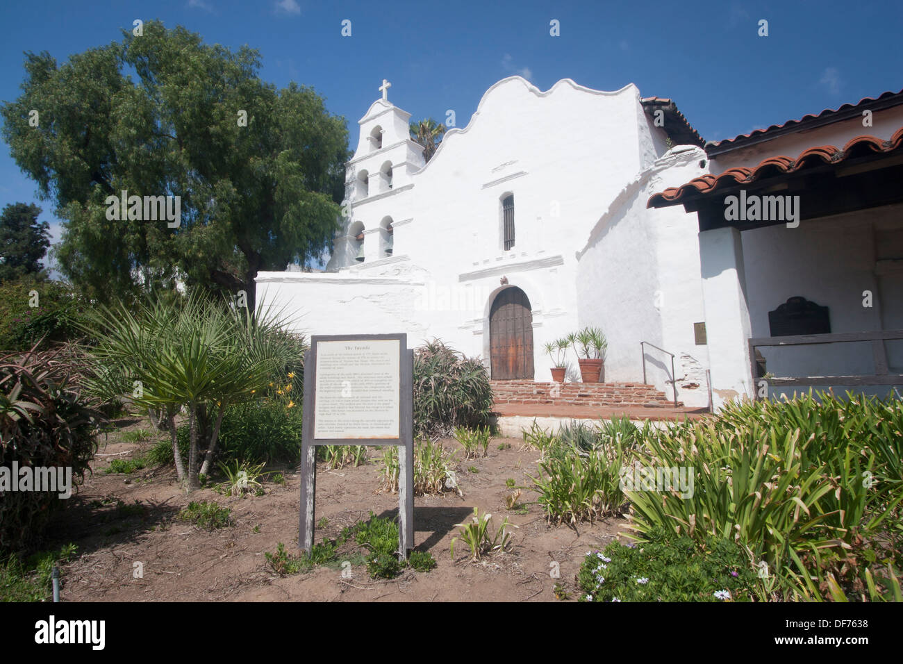 Mission Basilica San Diego de Alcalá, San Diego, CA. Banque D'Images