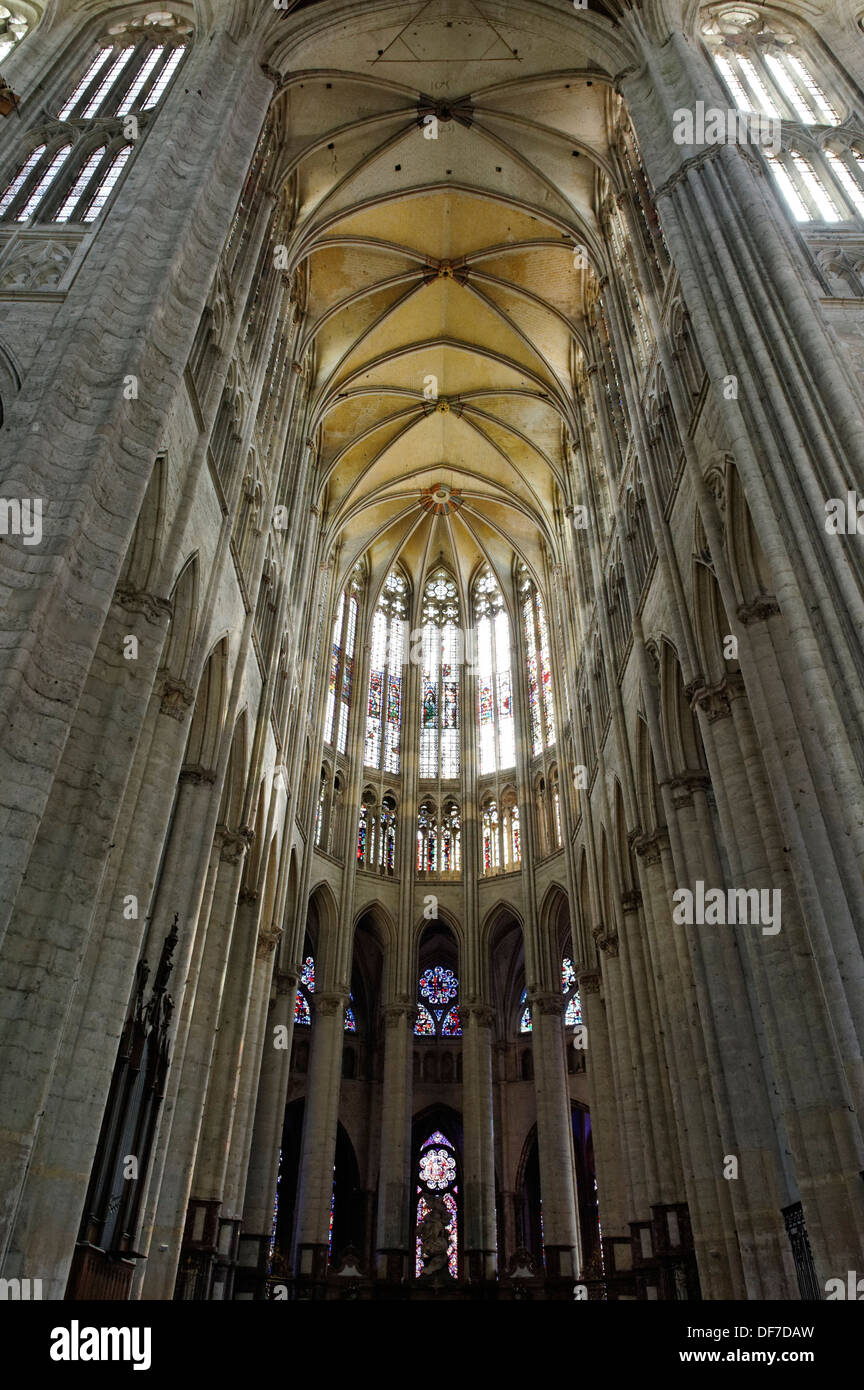 La cathédrale Saint-Pierre de Beauvais, Département Oise, Picardie, France Banque D'Images