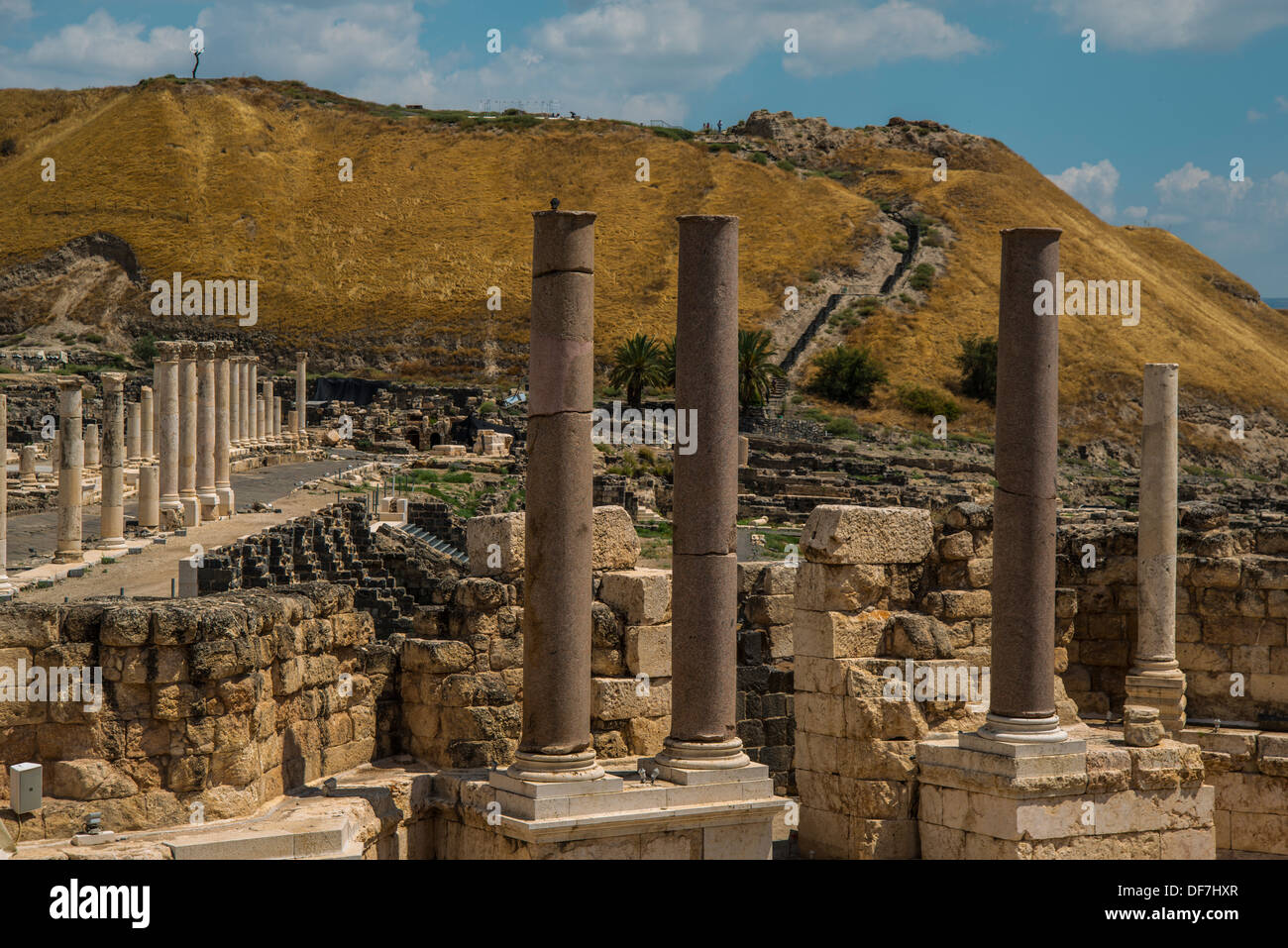 Voir du théâtre Bet Shean Israël Banque D'Images