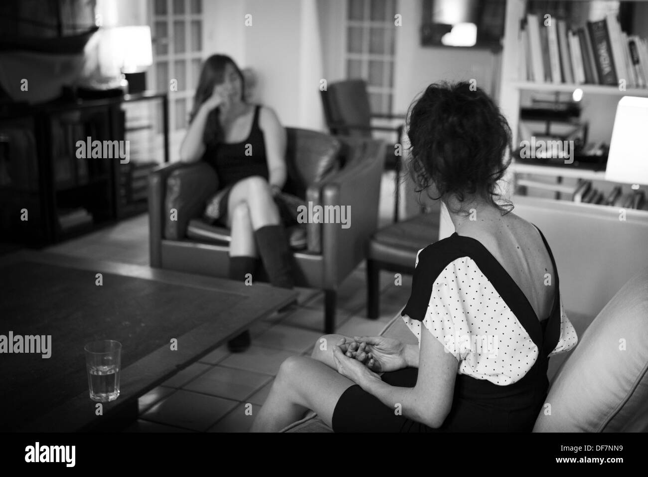 ANOREXIE, FEMME Banque D'Images