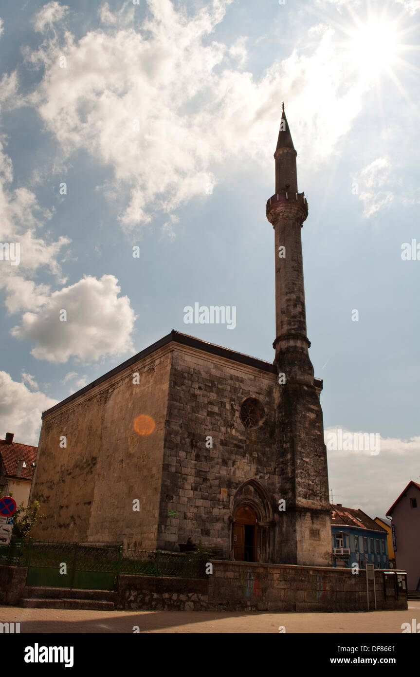 Mosquée de Bihac, en Bosnie Banque D'Images