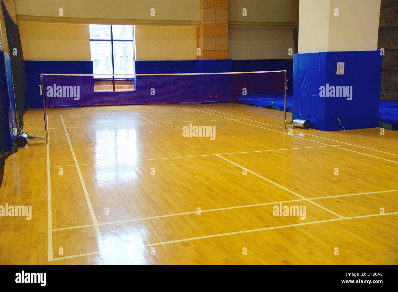 Gymnase Badminton Banque D'Images