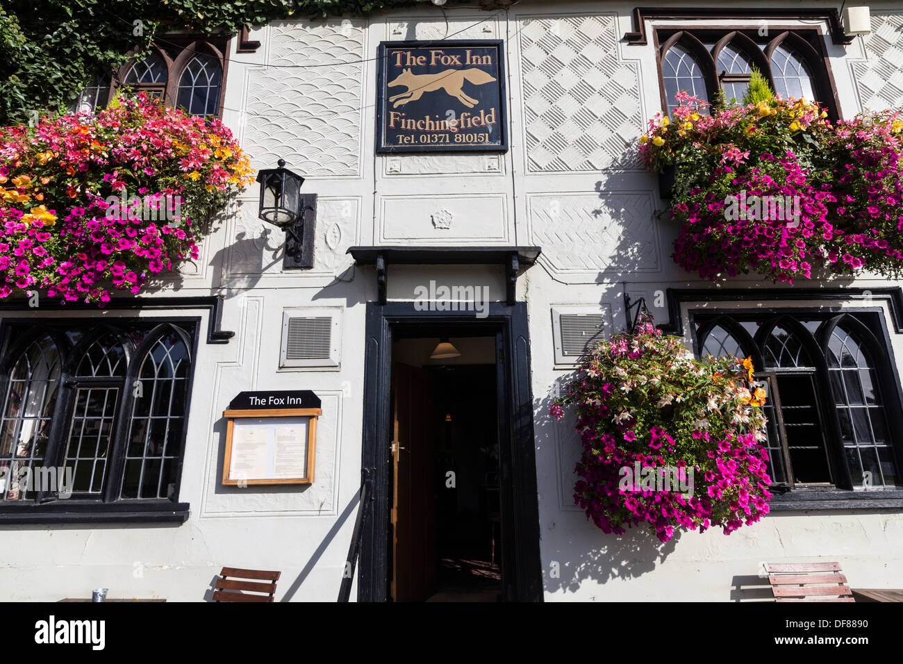 Finchingfield pittoresque village essex england uk go Banque D'Images