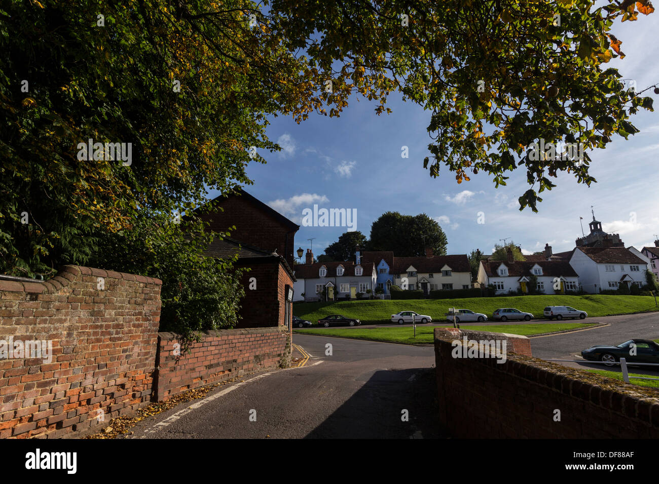 Finchingfield pittoresque village essex england uk go Banque D'Images