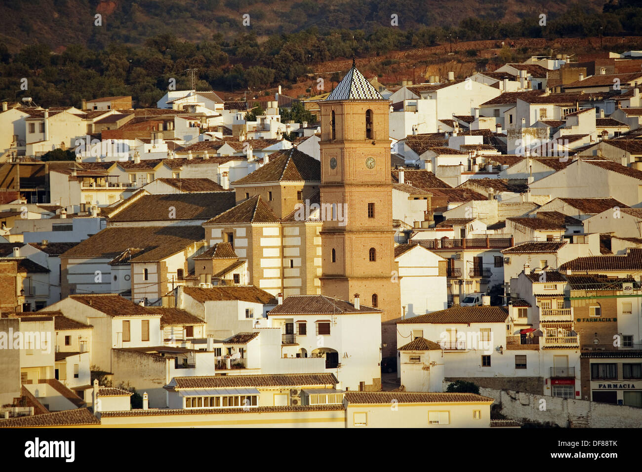 Capellades. La province de Malaga, Andalousie, Espagne Banque D'Images