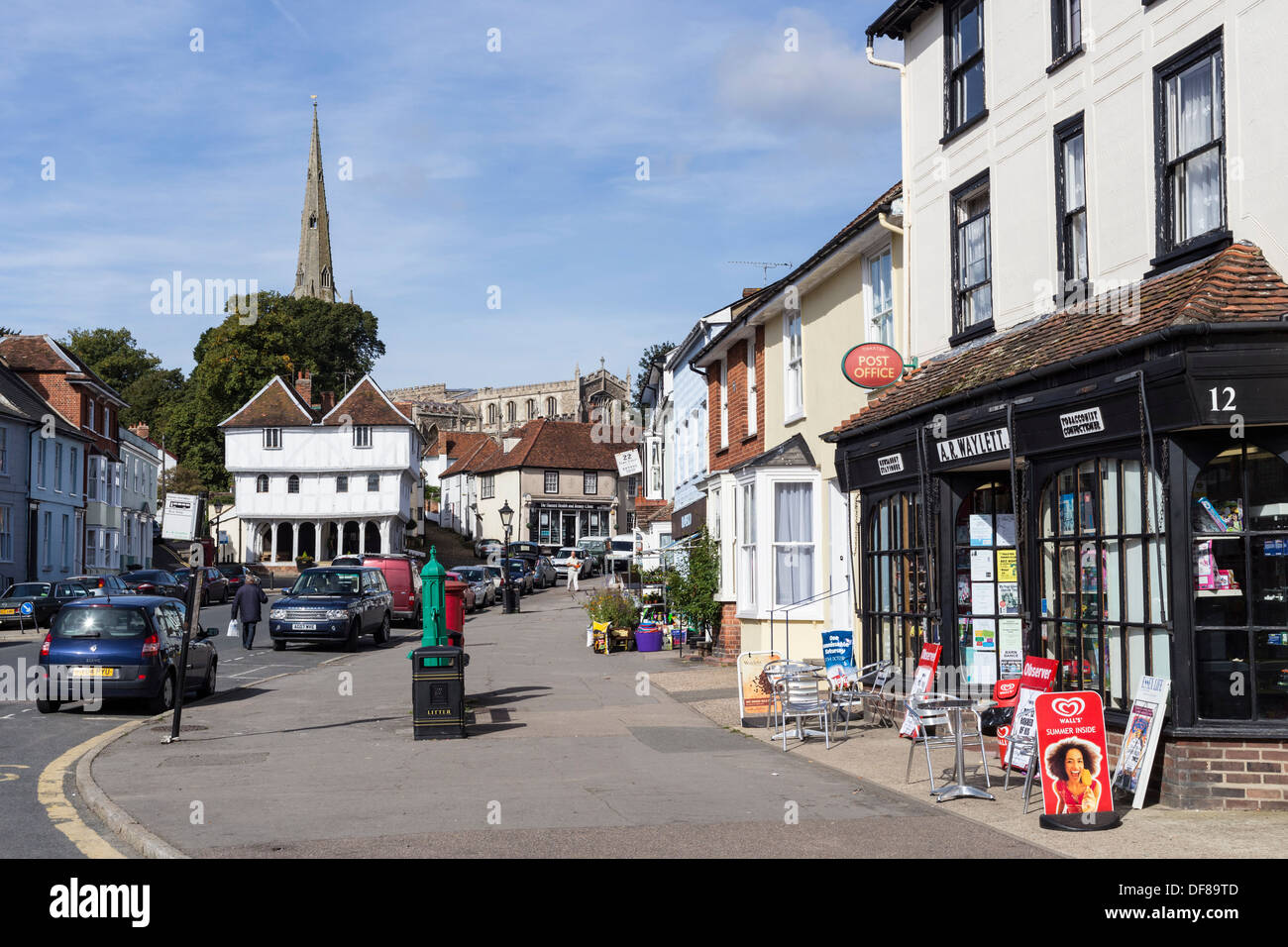 Thaxted village essex england uk go Banque D'Images