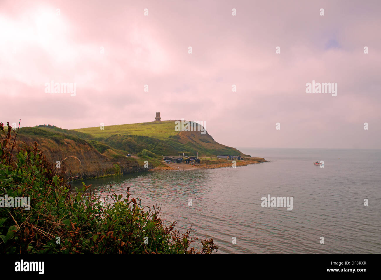 Tour Clavell à Kimmeridge Bay, Dorset, England, UK Banque D'Images