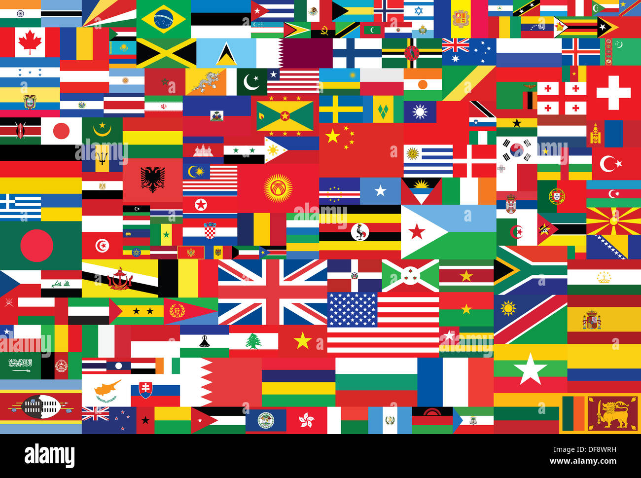 Arriere Plan De Drapeaux Monde Photo Stock Alamy