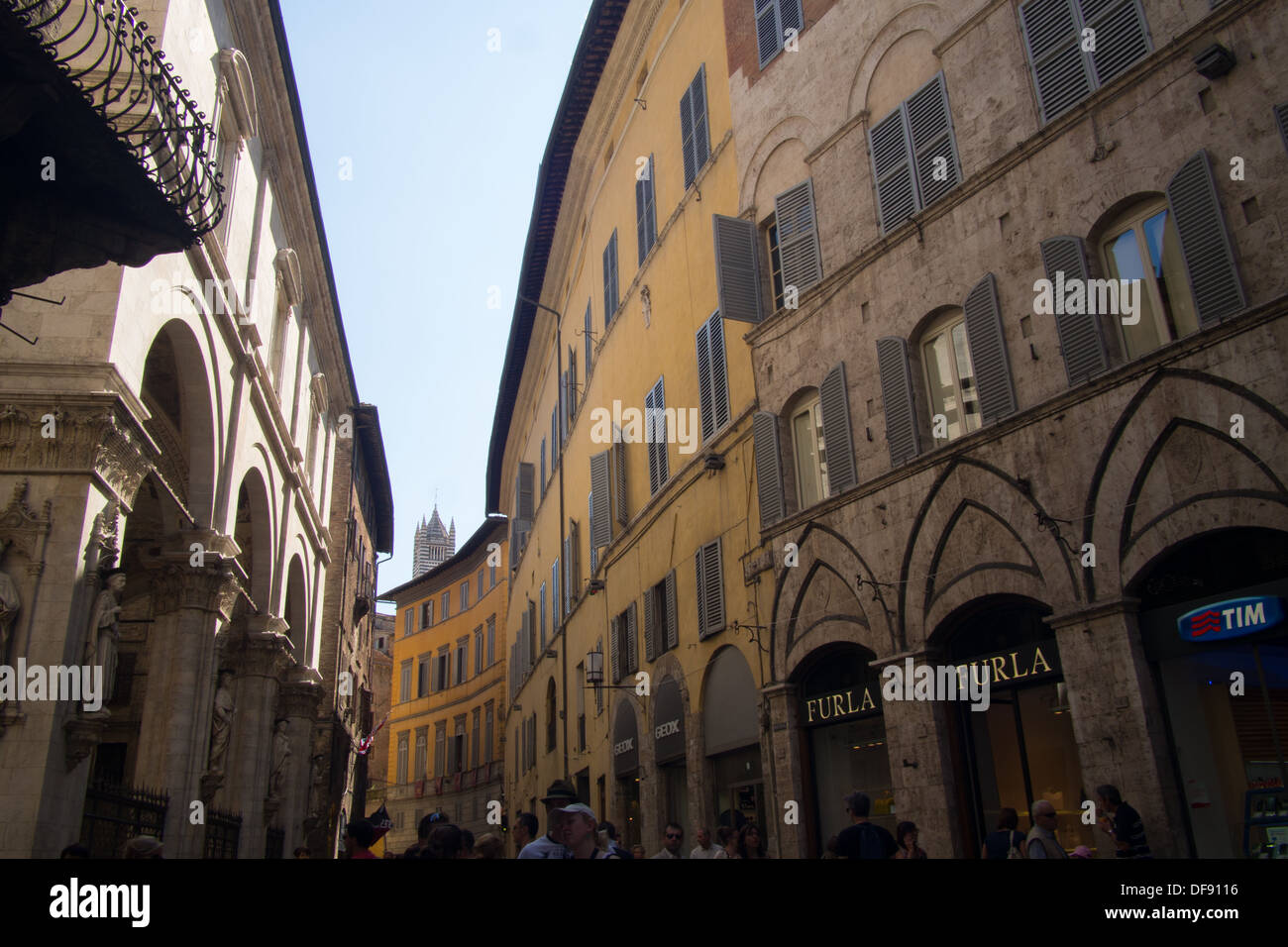 Sienne, Toscane, Italie Banque D'Images
