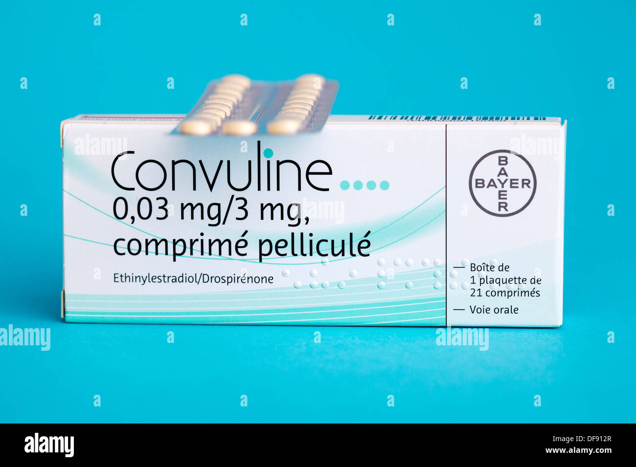 Pilule contraceptive Banque D'Images
