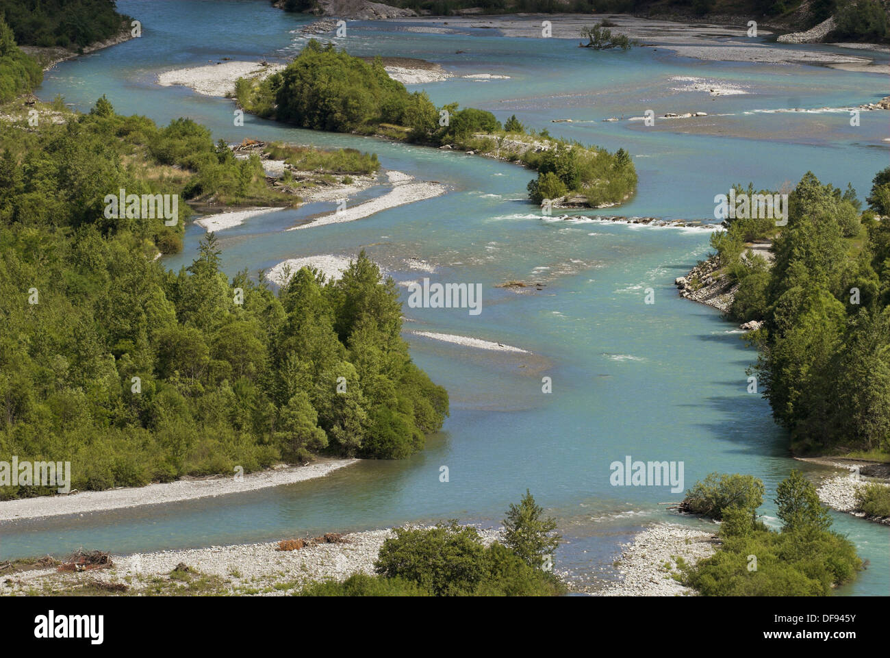 Durance La Rivière De Montagne Sauvage Leau Turquoise