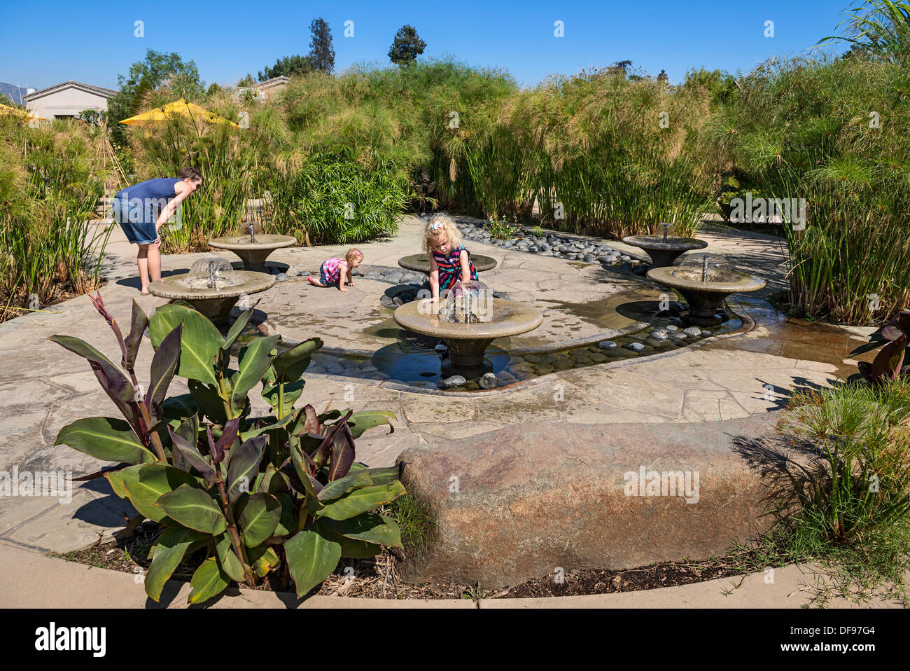 L'étrange jardin d'enfants à la bibliothèque Huntington et les jardins botaniques. Banque D'Images