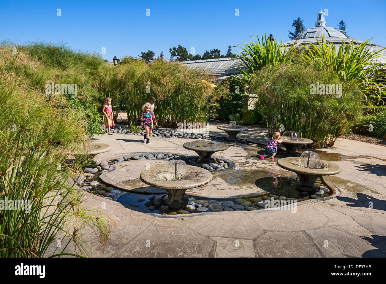 L'étrange jardin d'enfants à la bibliothèque Huntington et les jardins botaniques. Banque D'Images