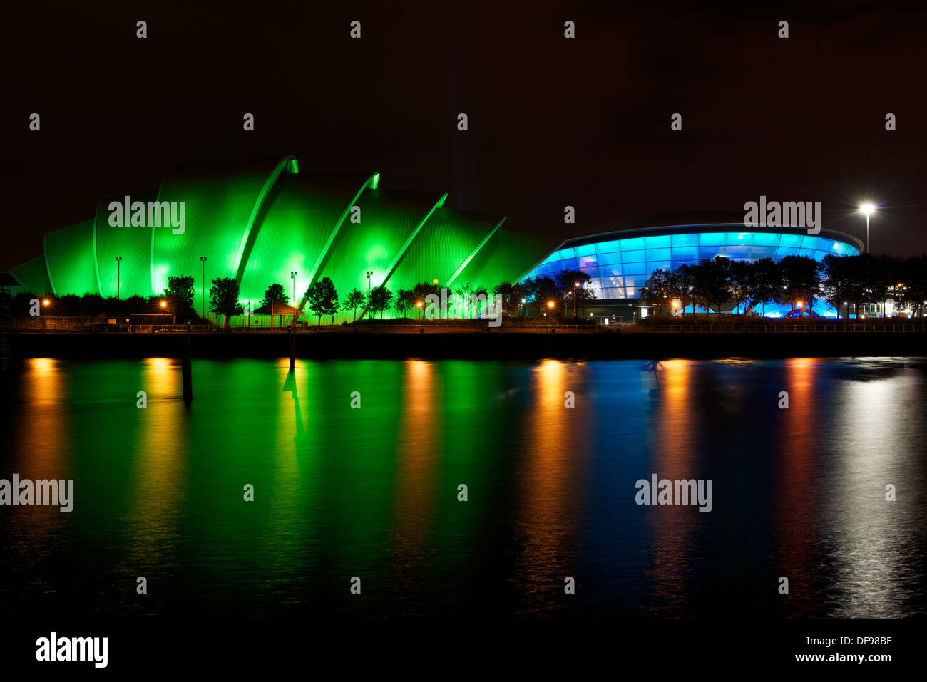 Le Clyde Auditorium et SSE Hydro Arena, Glasgow, Ecosse. Banque D'Images