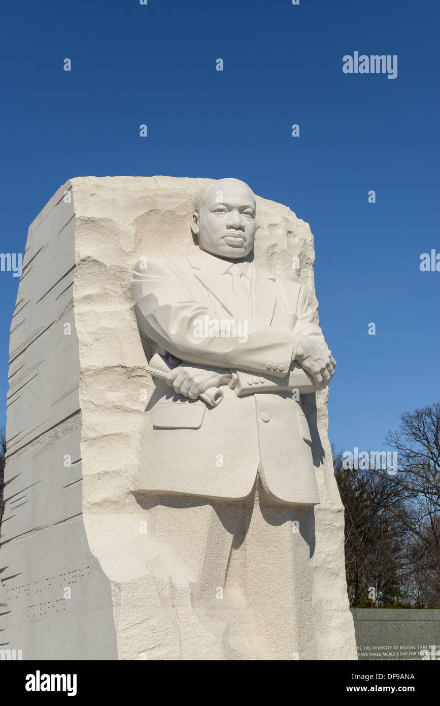 WASHINGTON, DC - 17 février : Memorial au Dr Martin Luther King le 17 février 2013. Le mémorial national de l'Amérique est 395E Banque D'Images