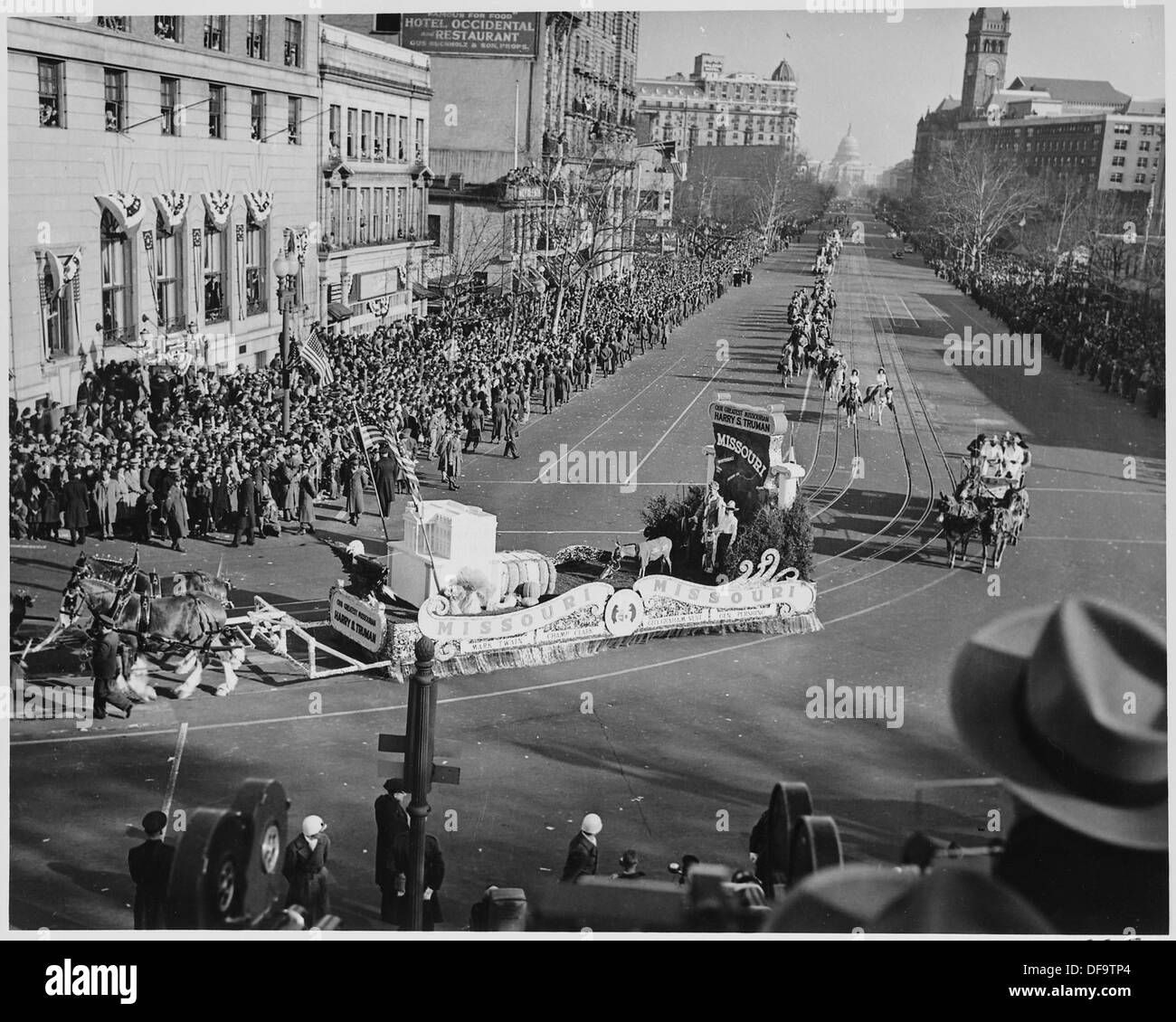 Le flottement de la Missouri Truman's parade inaugurale 200049 Banque D'Images