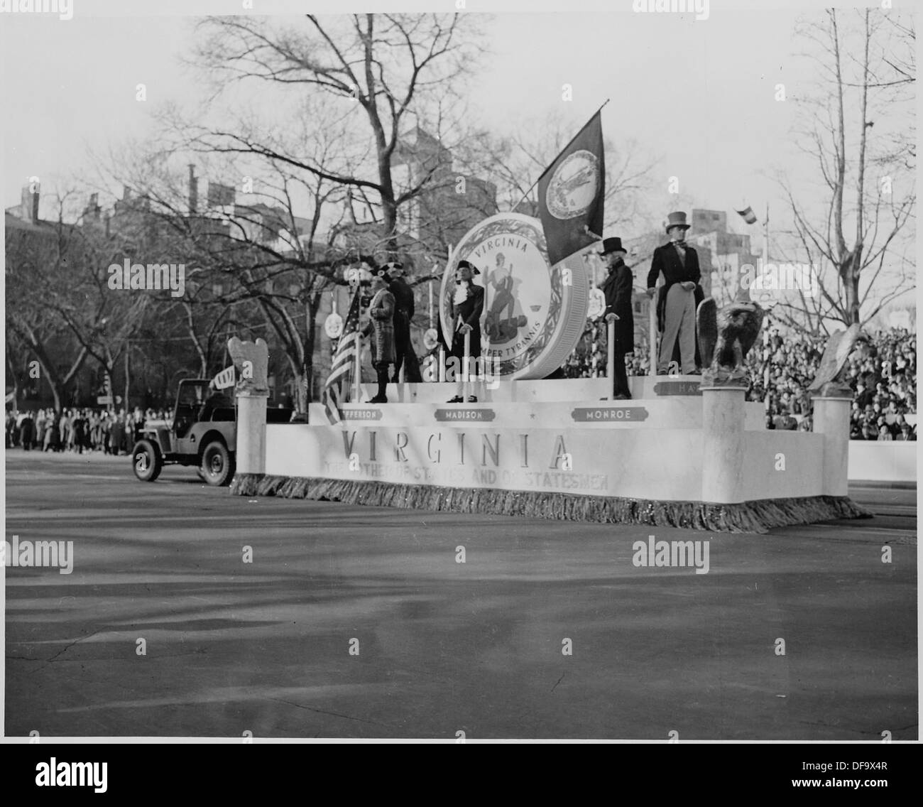 La Virginia flottent dans le président Truman's parade inaugurale 200047 Banque D'Images