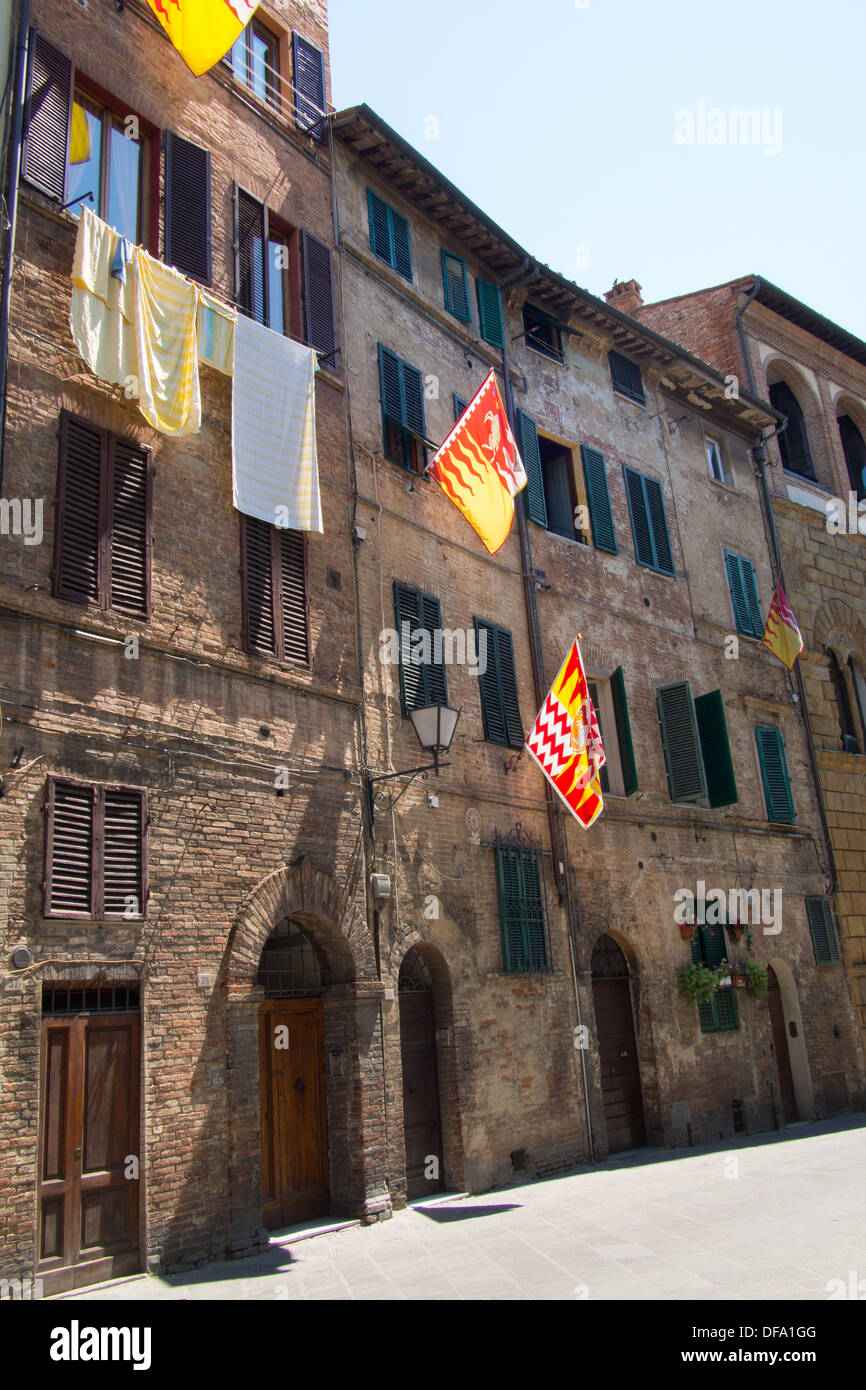 Sienne, Toscane, Italie Banque D'Images