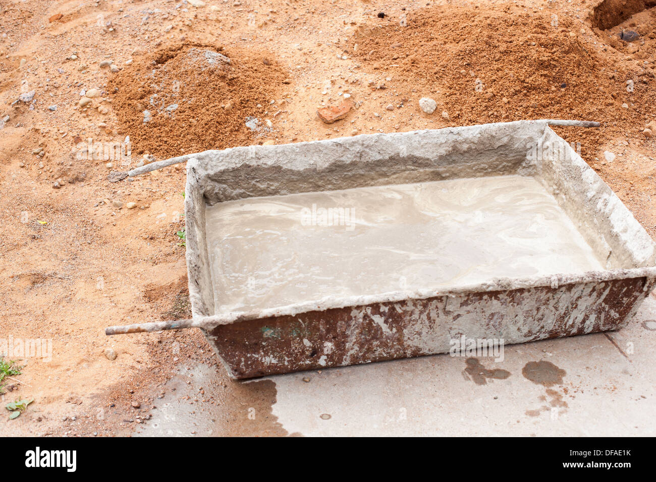 Béton Prêt, matériel de construction Banque D'Images