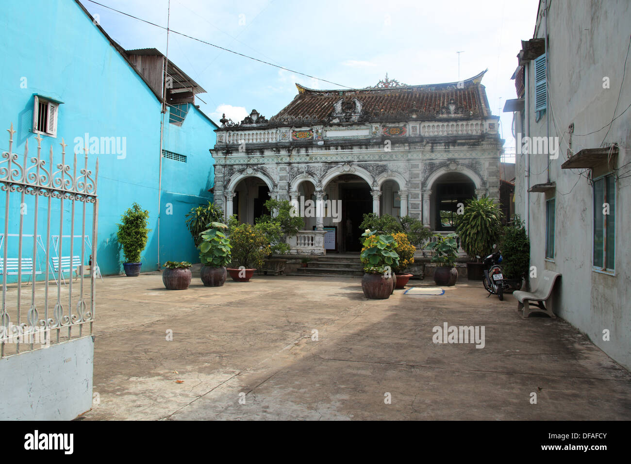 Les amateurs de 'House' dans sa dec, Vietnam Banque D'Images