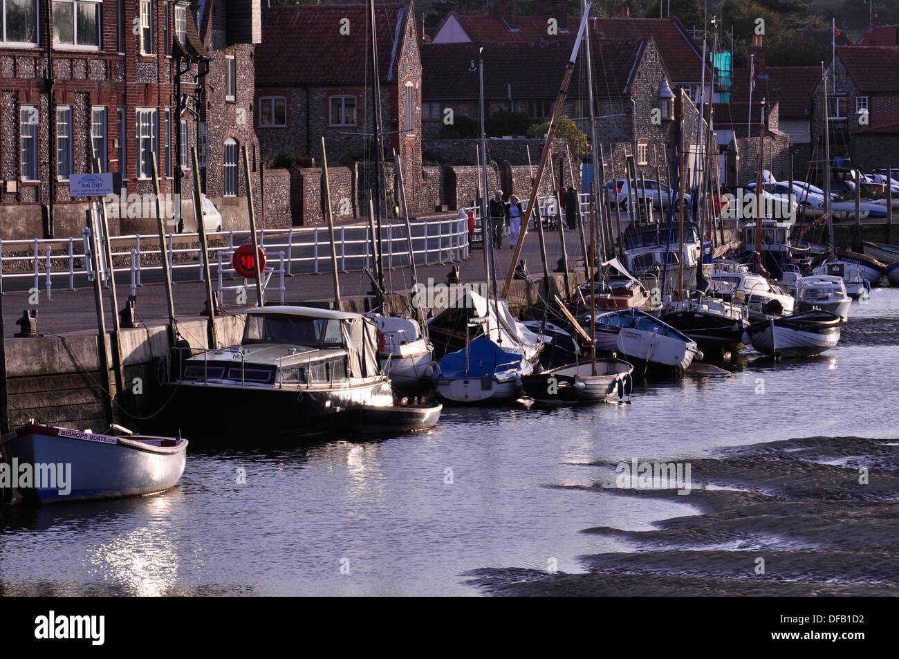 Blakeney quay North Norfolk Banque D'Images