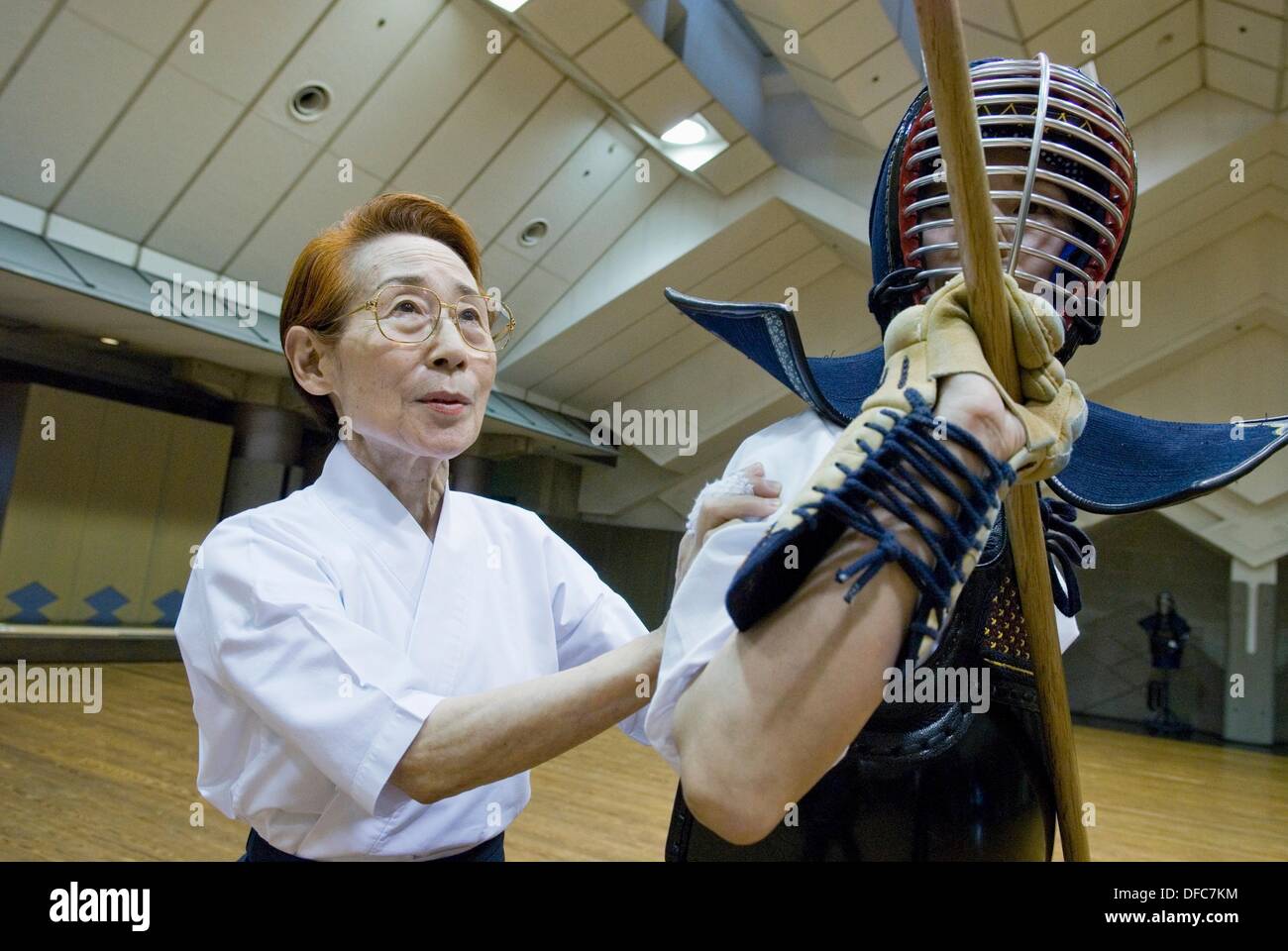 Naginata is a japanese martial art Banque de photographies et d’images