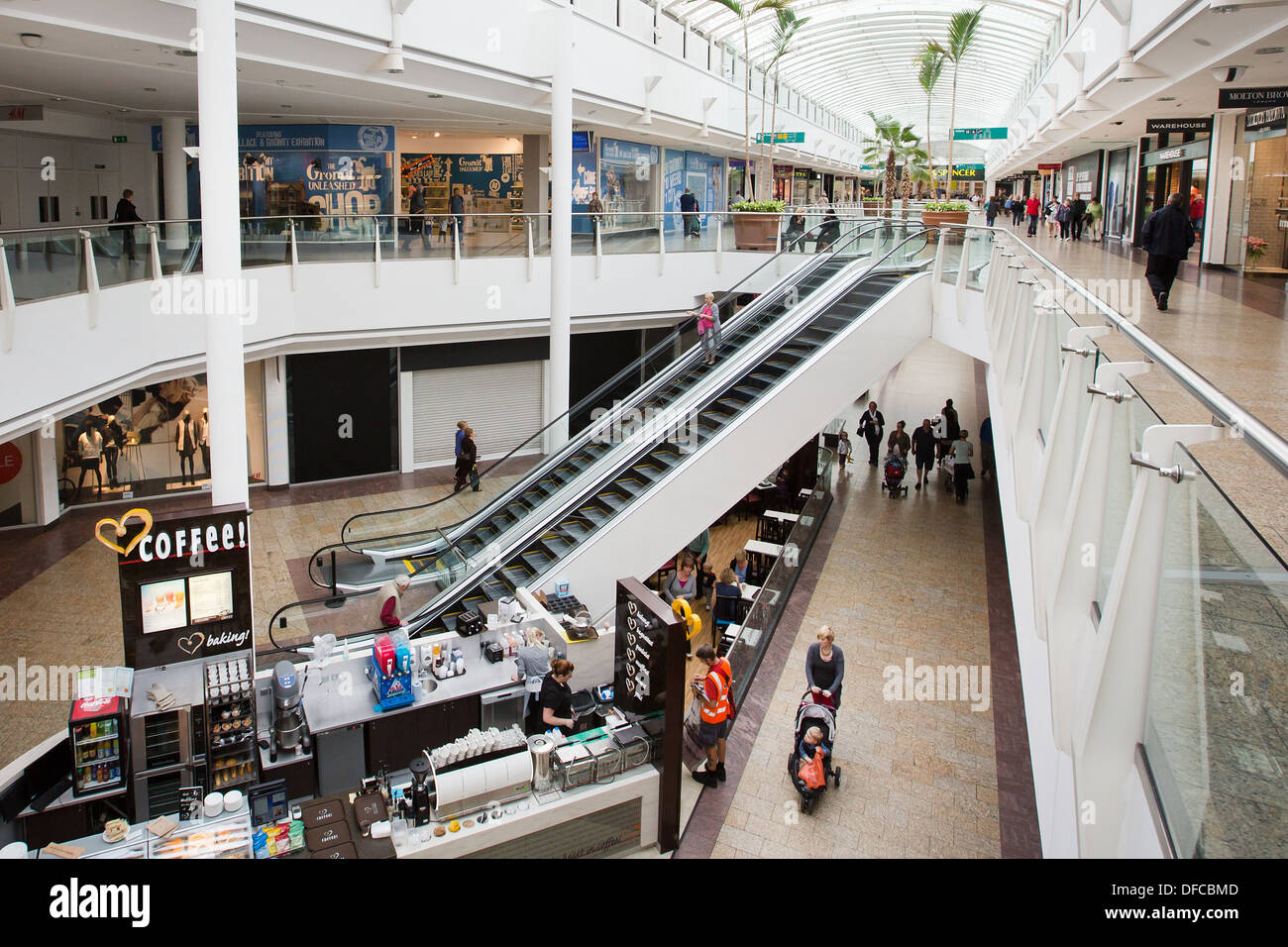 Centre commercial de Bristol en Angleterre , Royaume-Uni Cribbs Causeway détail loisirs centre commercial appelé le centre commercial south west Gloucestershire. Banque D'Images