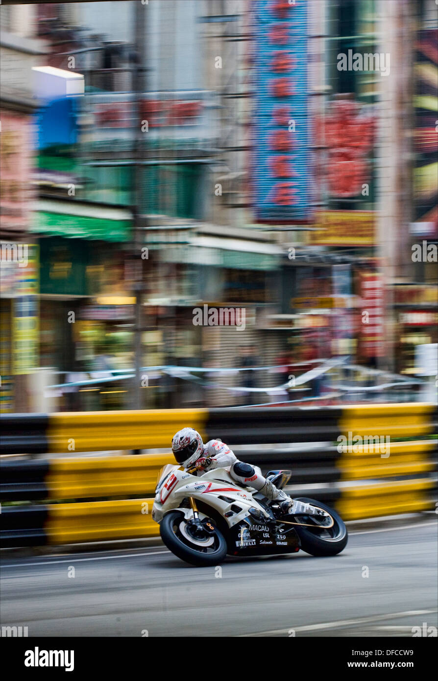 La course Moto GP de Macao à la Chine à Macao Photo Stock - Alamy