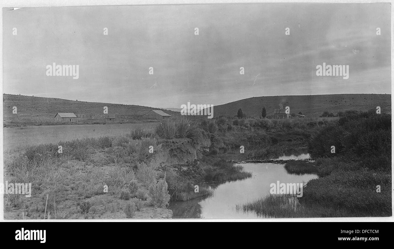 Congleton Ranch sur Beaver Creek, Paulina C 5Eamp,Gamme H Forêt Ochoco, 1918. 299178 Banque D'Images