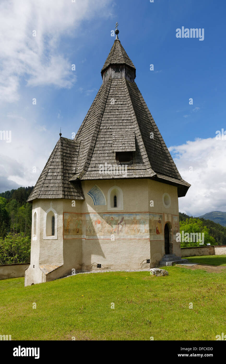 L'Autriche, la Carinthie, la danse de la mort à la maison d'os Banque D'Images
