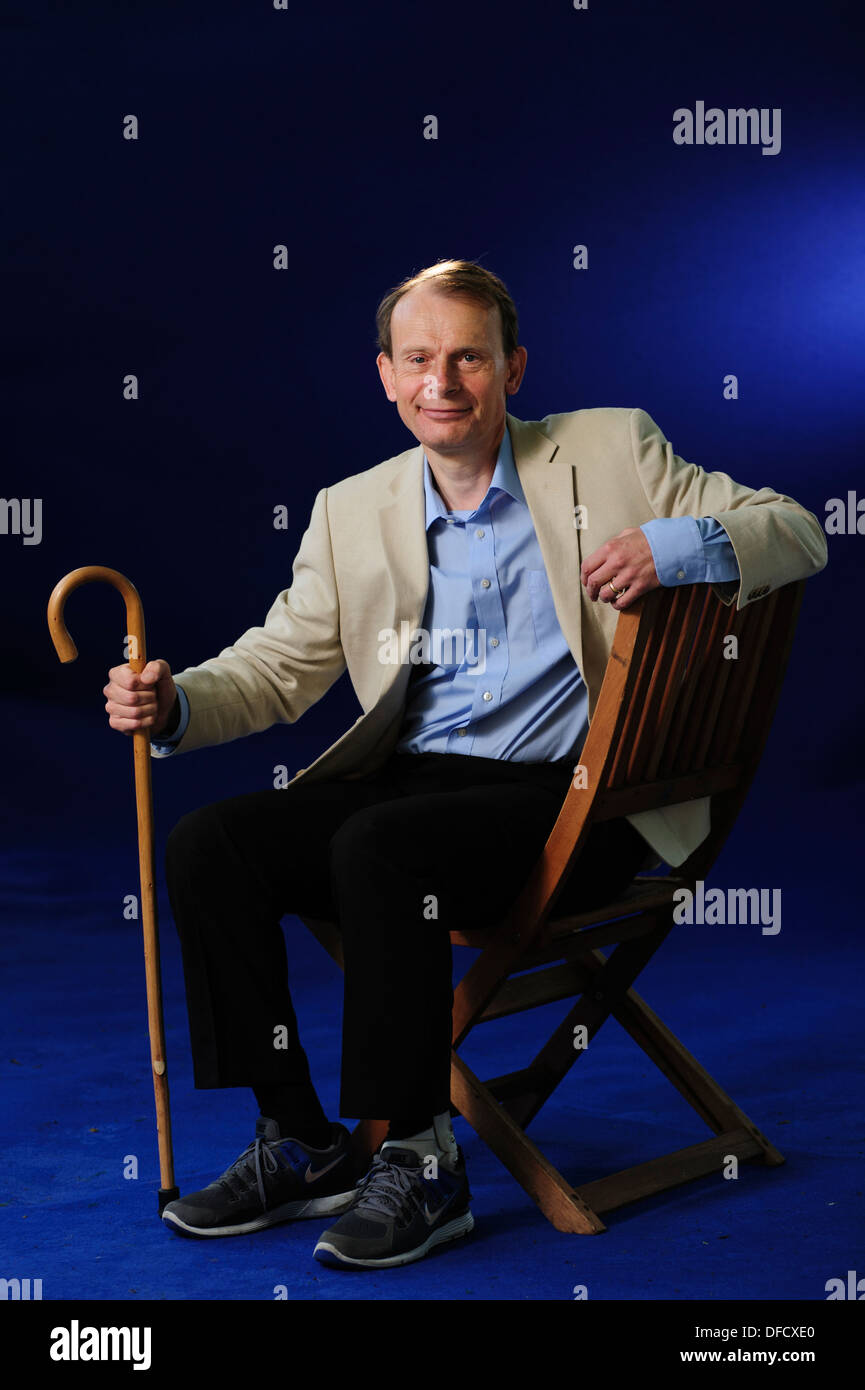 Andrew Marr, journaliste et commentateur politique, la participation à l'Edinburgh International Book Festival 2013. Banque D'Images