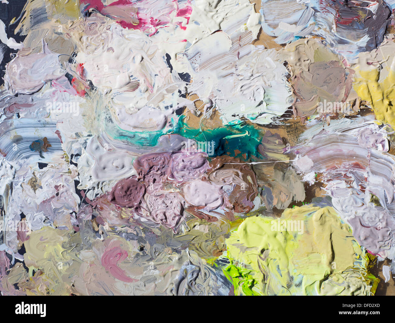 Palette de peinture Banque D'Images