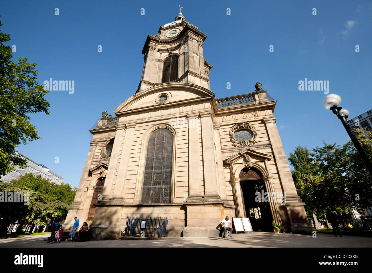 La cathédrale anglicane, Birmingham (St Philips ), le centre-ville de Birmingham, Birmingham UK Banque D'Images