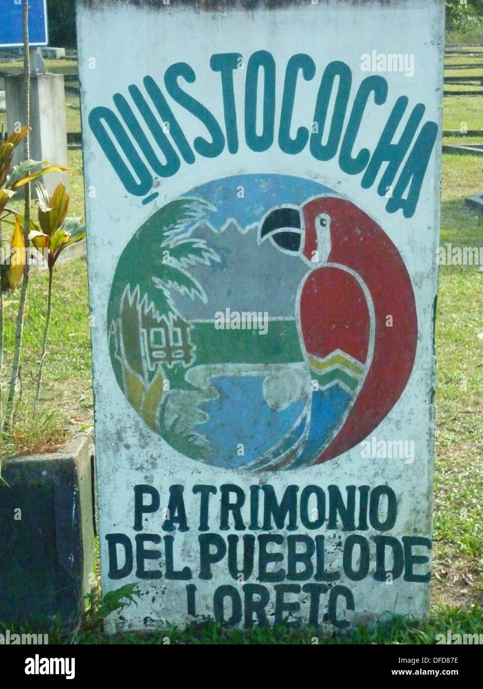 Quistacocha Zoological Park, près de Iquitos, en Amazonie péruvienne Banque D'Images