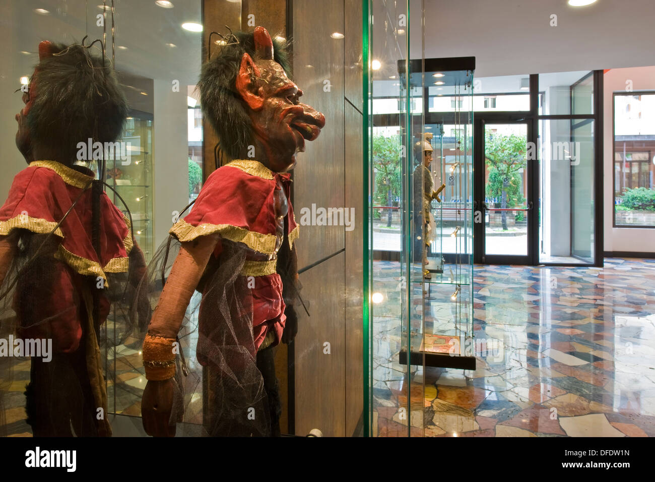 Italie, Vénétie, Recoaro Terme, Centro Culturale Neri Pozza, musée de marionnettes, Museo delle Marionette Banque D'Images