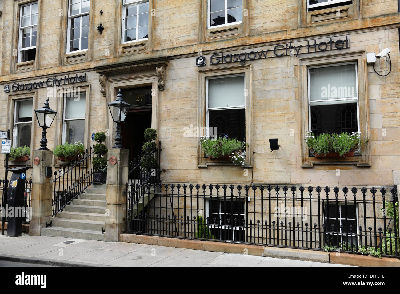 Le Glasgow City Hotel dans le centre-ville de Glasgow, Elmbank Street, Écosse, Royaume-Uni Banque D'Images