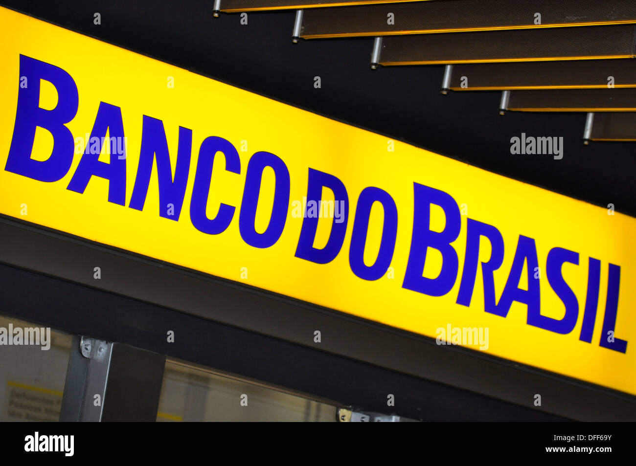 BRA, Brésil, Ceará, Fortaleza-Flughafen, 25.12.2010, Banco do Brasil - eine der größten Banken Brasiliens. Banque D'Images