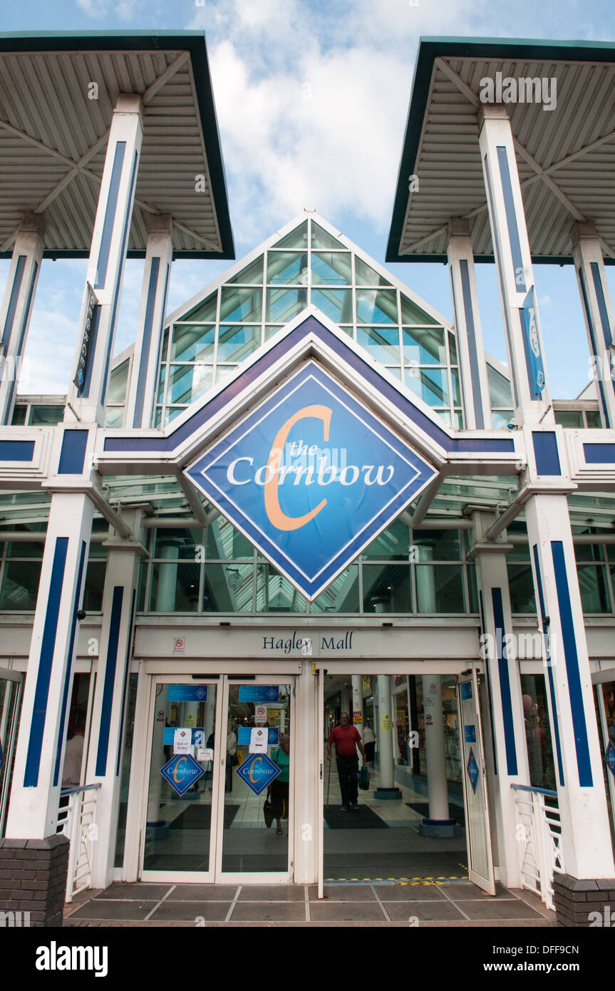 Détail du centre commercial Cornbow à Halesowen, West Midlands, Angleterre, Royaume-Uni Banque D'Images