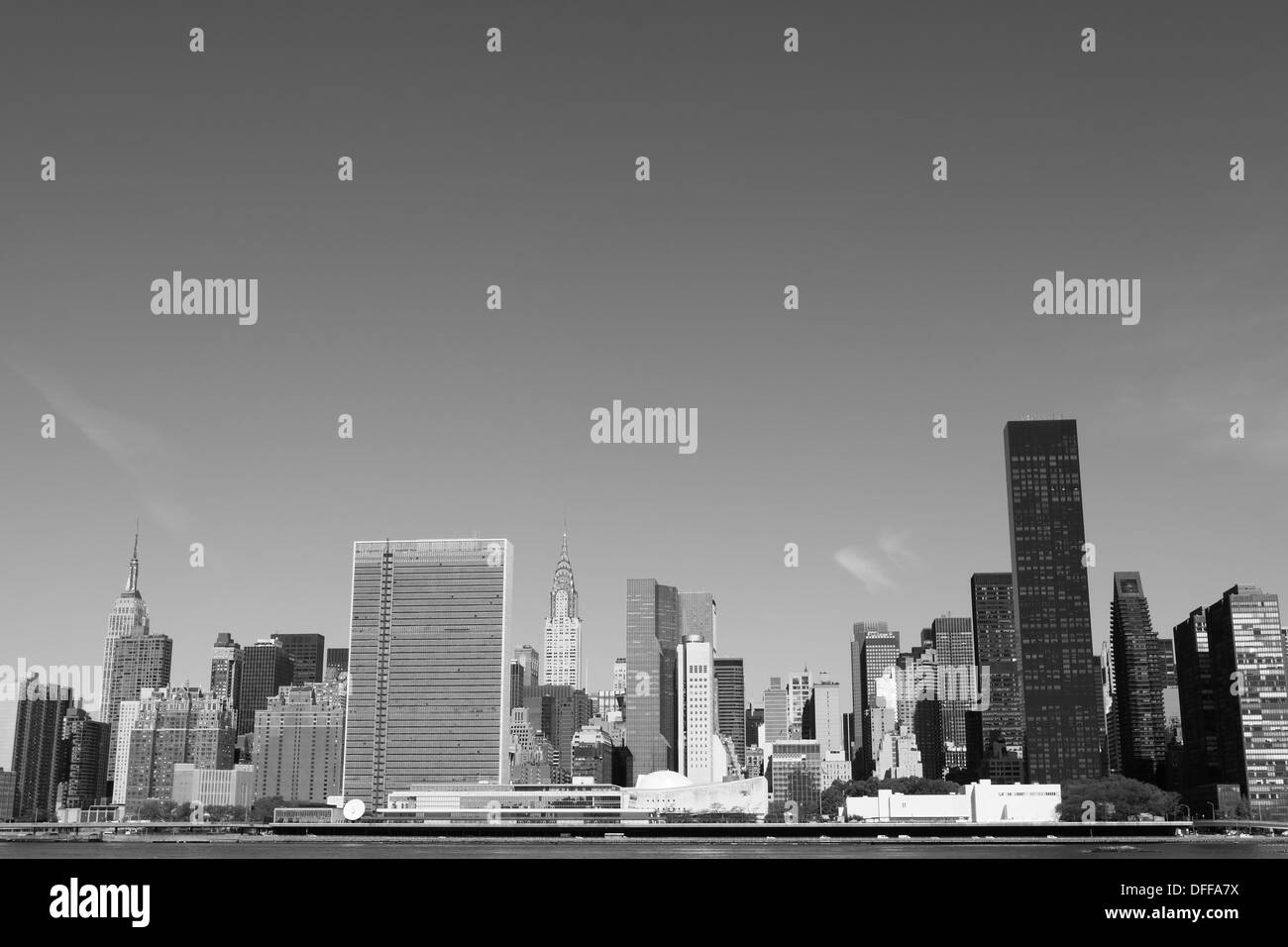 Manhattan Skyline, New York City Banque D'Images