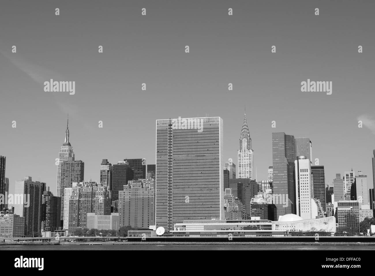 Manhattan Skyline, New York City Banque D'Images