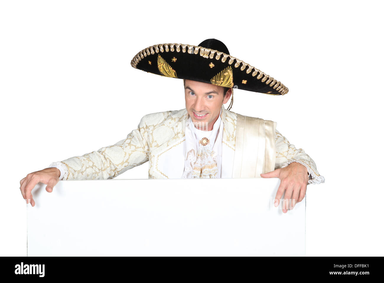Homme dans un costume de mariachi Banque D'Images
