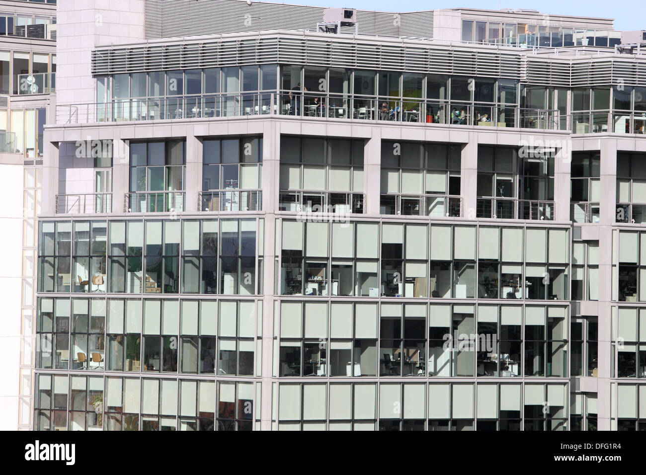 Appartement moderne immeuble de bureaux à Dublin Banque D'Images