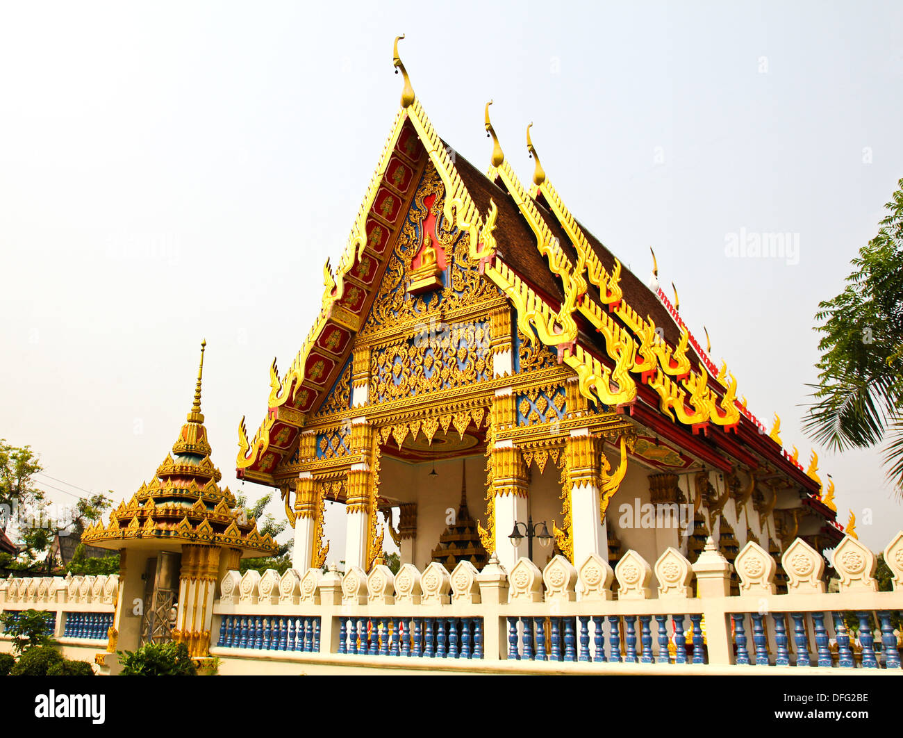 Beau Temple thaïlandais , Bangkok, Thaïlande. Banque D'Images