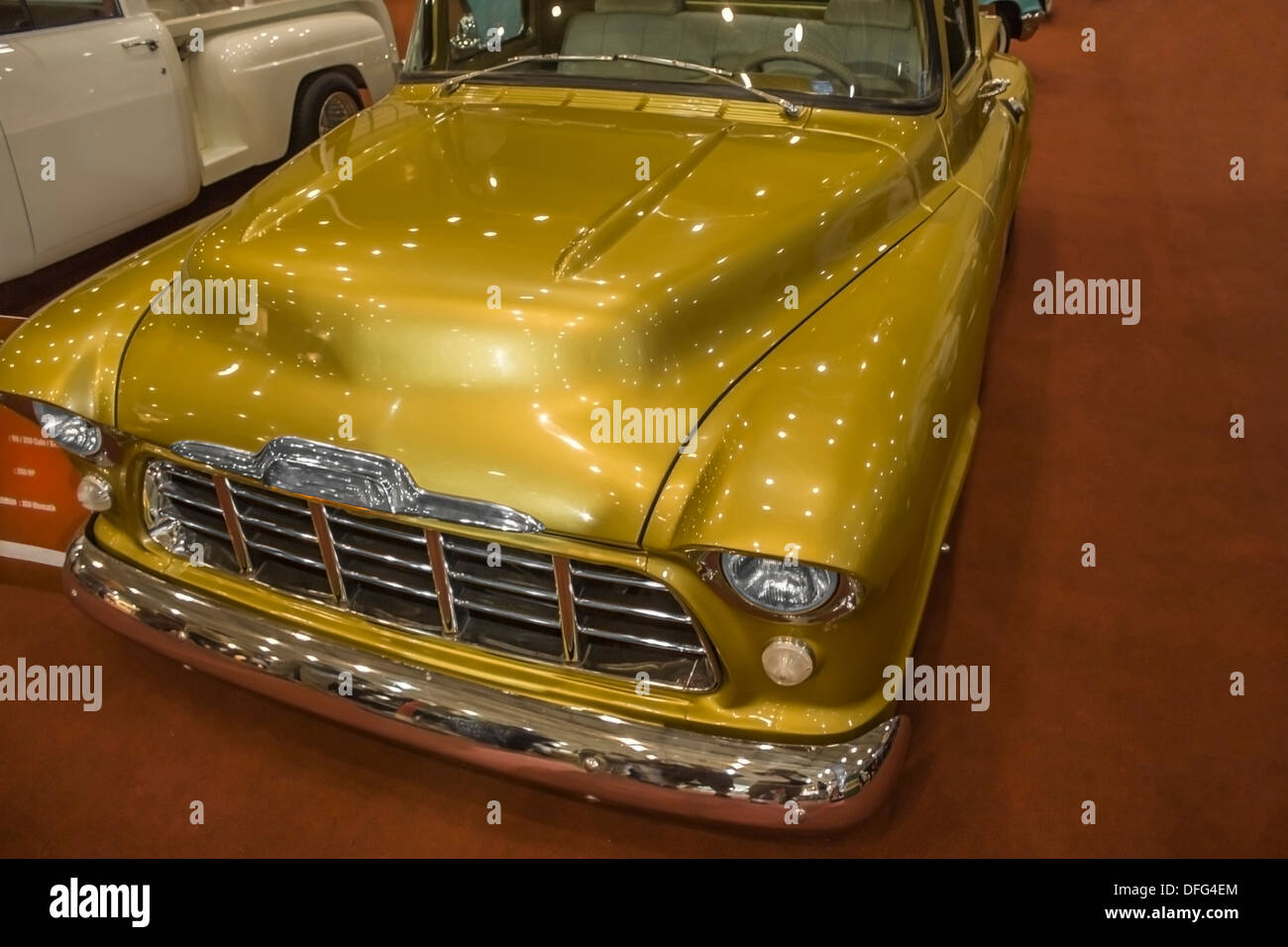 Ramasseur américain d'or à la foire de voiture Banque D'Images